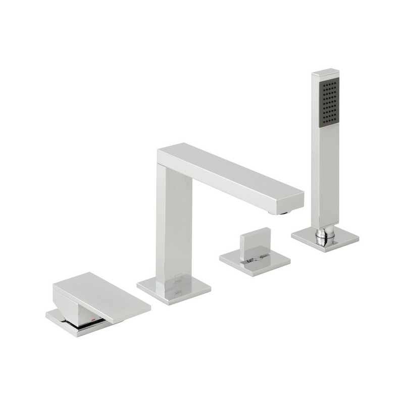  VADO Notion 4 Hole Bath Shower Mixer Single Lever NOT-232-CP 
