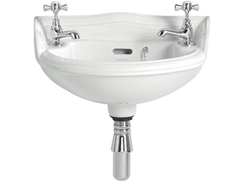 Heritage Dorchester Baby Basin 2 Tap Holes  Junction 2 Interiors Bathrooms