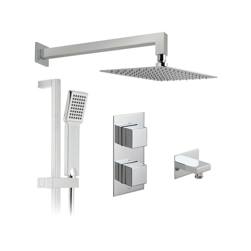  VADO Tablet Notion Vertical Shower - Two Outlet Thermostatic Shower TAB-1720/NOT-V2-CP 