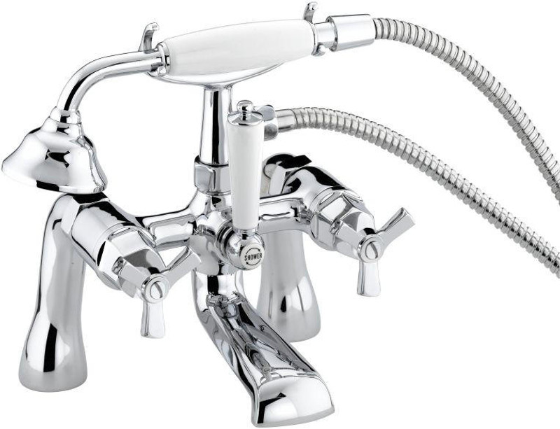 Heritage Gracechurch Deco Bath/Shower Mixer  Junction 2 Interiors Bathrooms