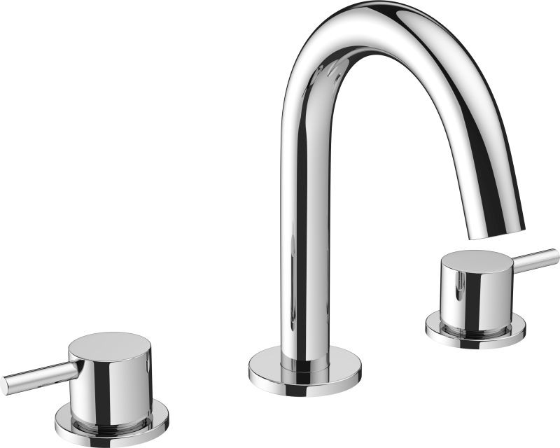 Crosswater MPRO Basin 3 Hole Set Deck Mounted Chrome