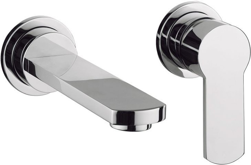  Crosswater Wisp Basin 2 Hole Set Wall Mounted Chrome WP120WNC 