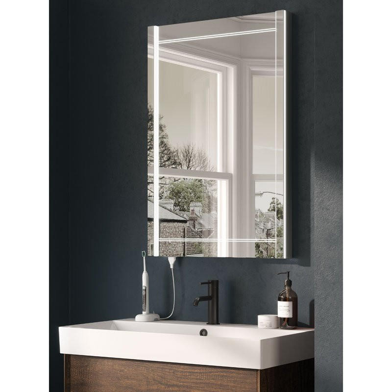 HIB Bathroom Duplus 50cm Mirror  Junction 2 Interiors Bathrooms