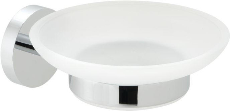 VADO - Spa Frosted Glass Soap Dish & Holder Wall Mounted  Junction 2 Interiors Bathrooms