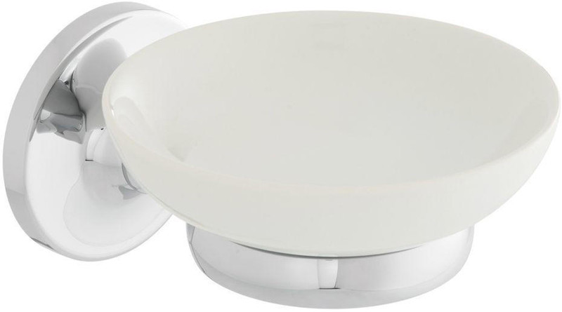 VADO - Tournament Ceramic Soap Dish + Wall Mounted Holder  Junction 2 Interiors Bathrooms