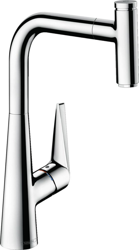 hansgrohe Talis Select M51 Single Lever Kitchen Mixer 300, pull out Spt 1 Jet  Junction 2 Interiors Bathrooms