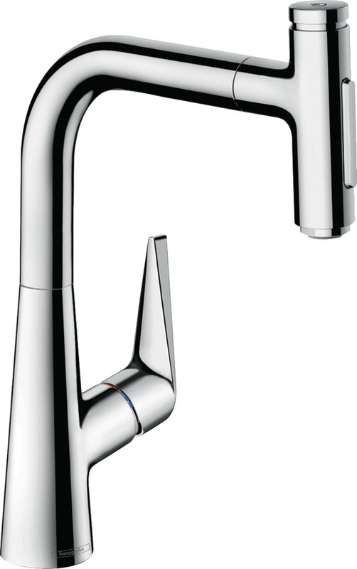 hansgrohe Talis Select M51 Single Lever Kitchen Mixer 220, pull out Spray 2 Jet  Junction 2 Interiors Bathrooms