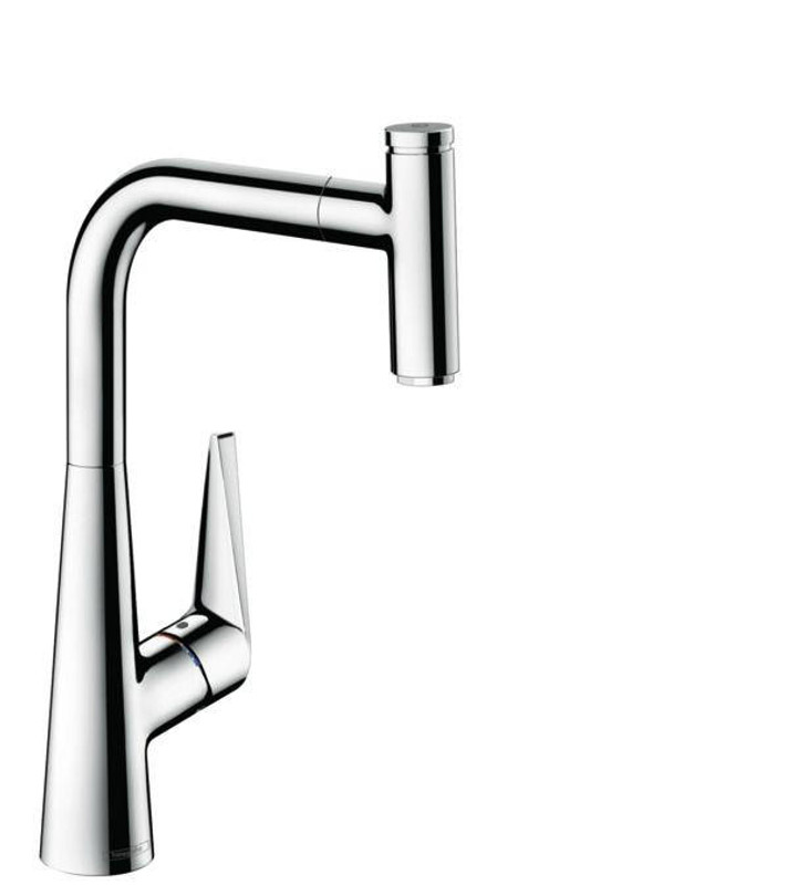 hansgrohe Talis Select M51 Single Lever Kitchen Mixer 300 - One pull out Jet sBox  Junction 2 Interiors Bathrooms