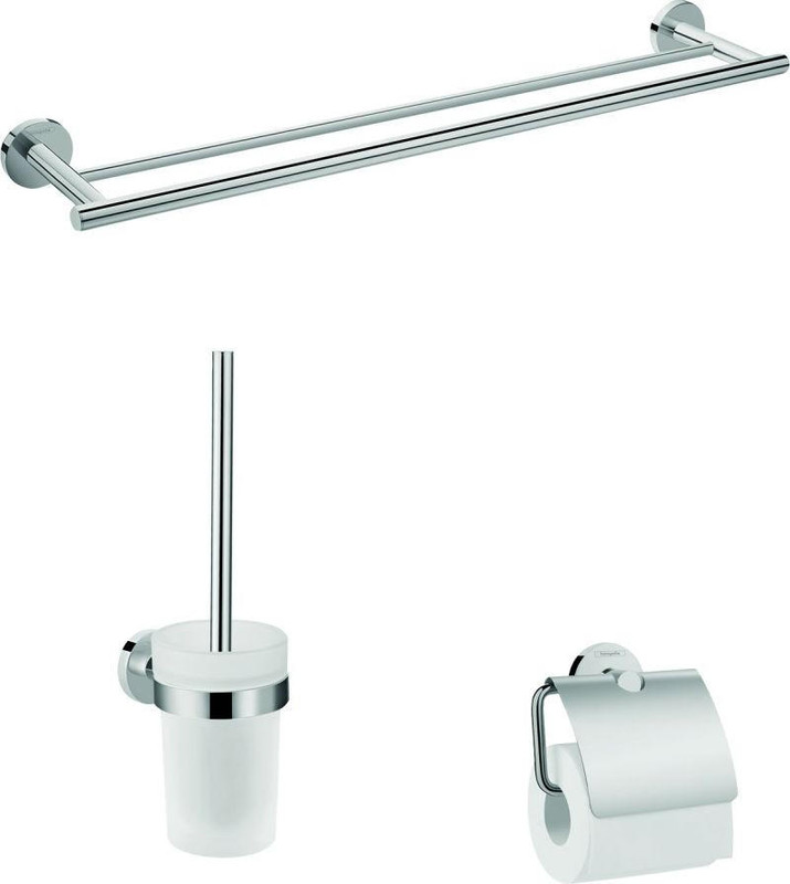 hansgrohe Logis Universal Bath-Accessory Set 3 In 1  Junction 2 Interiors Bathrooms