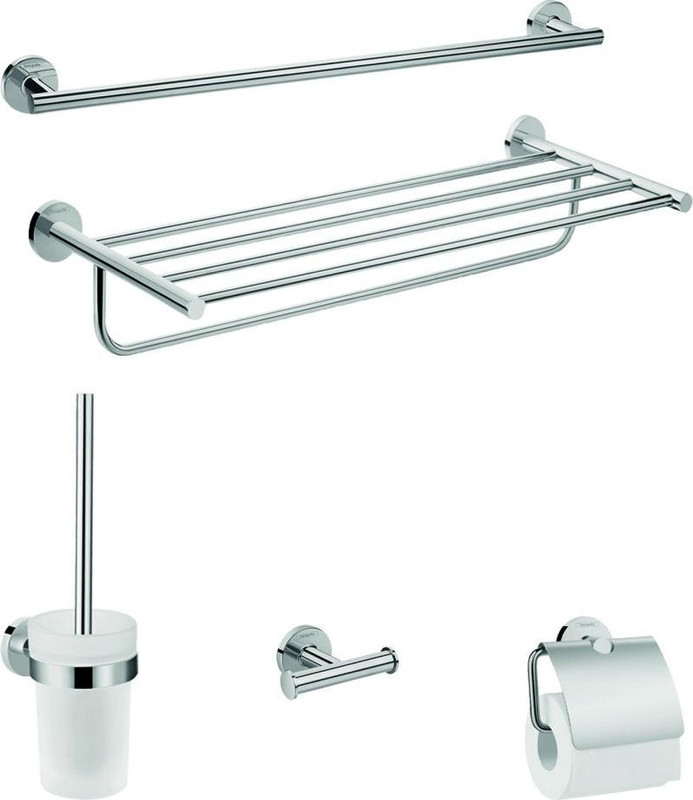 hansgrohe Logis Universal Bath-Accessory Set 5 In 1  Junction 2 Interiors Bathrooms