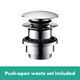 hansgrohe Finoris 3-Hole Basin Mixer 110 With Push-Open Waste Set  Junction 2 Interiors Bathrooms