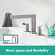 hansgrohe Finoris 3-Hole Basin Mixer 110 With Push-Open Waste Set  Junction 2 Interiors Bathrooms