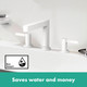 hansgrohe Finoris 3-Hole Basin Mixer 110 With Push-Open Waste Set  Junction 2 Interiors Bathrooms