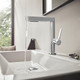 hansgrohe Finoris Single Lever Basin Mixer 230 PO Spray, 2J & Push Open Waste  Junction 2 Interiors Bathrooms