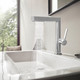 hansgrohe Finoris Single Lever Basin Mixer 230 PO Spray, 2J & Push Open Waste  Junction 2 Interiors Bathrooms