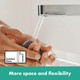 hansgrohe Finoris Single Lever Basin Mixer 260 For Washbowls Push Open Waste  Junction 2 Interiors Bathrooms