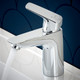 hansgrohe Logis Single Lever Basin Mixer 100 Low Pressure Without Waste Set Set  Junction 2 Interiors Bathrooms