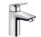 hansgrohe Logis Single Lever Basin Mixer 100 With Push-Open Waste Set  Junction 2 Interiors Bathrooms