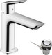 hansgrohe Logis Single Lever Basin Mixer 110 Fine With Pop-Up Waste  Junction 2 Interiors Bathrooms