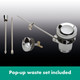 hansgrohe Logis Single Lever Basin Mixer 110 Fine With Pop-Up Waste  Junction 2 Interiors Bathrooms