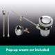 hansgrohe Logis Single Lever Basin Mixer 240 Fine With Pop-Up Waste  Junction 2 Interiors Bathrooms
