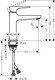 hansgrohe Metropol Single Lever Handle Basin Mixer 110 Push-Open Waste  Junction 2 Interiors Bathrooms