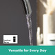 hansgrohe Vernis Blend Single Lever Basin Mixer With Swivel Spout and Pop Up Waste  Junction 2 Interiors Bathrooms