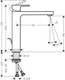  hansgrohe Vernis Shape Single Lever Basin Mixer 190 With Pop-Up Waste 71590000 