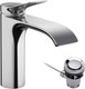 hansgrohe Vivenis Single Lever Basin Mixer 110 With Pop-Up Waste Set  Junction 2 Interiors Bathrooms
