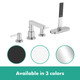 hansgrohe Finoris 4-Hole Rim Mounted Bath Mixer With sBox  Junction 2 Interiors Bathrooms