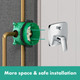 hansgrohe Logis Single Lever Bath Mixer For Concealed Installation  Junction 2 Interiors Bathrooms