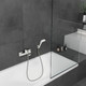 hansgrohe Vernis Shape Single Lever Bath Mixer For Exposed Inst  Junction 2 Interiors Bathrooms