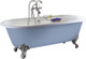 Baby Buckingham Roll Top Cast Iron Bath No Tap Hole  Junction 2 Interiors Bathrooms