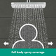 hansgrohe Croma E Overhead Shower 280 1Jet  Junction 2 Interiors Bathrooms