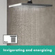 hansgrohe Crometta E Overhead Shower 240 1Jet  Junction 2 Interiors Bathrooms