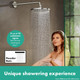 hansgrohe Raindance S Overhead Shower 240 1Jet PowderRain, Shower Arm  Junction 2 Interiors Bathrooms