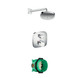 hansgrohe Croma Select E Ecostat 1Way Wall Mounted Overhead Shower  Junction 2 Interiors Bathrooms