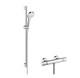 hansgrohe Round Croma Select Rail Kit With Valve  Junction 2 Interiors Bathrooms