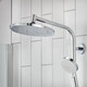 hansgrohe Crometta S Showerpipe 240 1Jet With Thermostat  Junction 2 Interiors Bathrooms