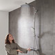 hansgrohe Crometta S Showerpipe 240 1Jet With Thermostat  Junction 2 Interiors Bathrooms