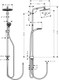 hansgrohe Crometta S Showerpipe 240 1Jet EcoSmart 9 L/Min Reno  Junction 2 Interiors Bathrooms