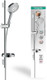 hansgrohe Shower set 120 3jet PowderRain with shower bar 65 cm and Bathroom Soap Dish  Junction 2 Interiors Bathrooms