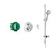 hansgrohe Round Valve With Raindance Select Rail Kit  Junction 2 Interiors Bathrooms