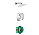 hansgrohe Raindance E Overhead Shower Ecostat 1Way Wall Mounted  Junction 2 Interiors Bathrooms