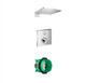 hansgrohe Raindance E Select 1Way Wall Mounted  Junction 2 Interiors Bathrooms