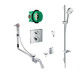 hansgrohe Square Valve With Raindance Select Rail Kit & Exafill  Junction 2 Interiors Bathrooms