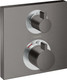 hansgrohe Ecostat Square Thermostat For Concealed Inst For 2 Functions  Junction 2 Interiors Bathrooms