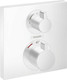 hansgrohe Ecostat Square Thermostat For Concealed Inst For 2 Functions  Junction 2 Interiors Bathrooms