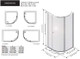 Matki One Curved Corner  Shower Enclosure  from 800 x 800mm Inc Tray  Junction 2 Interiors Bathrooms