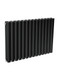 Reina Neva Horizontal Designer Radiator - 550 X 413 Double Anthracite  Junction 2 Interiors Bathrooms